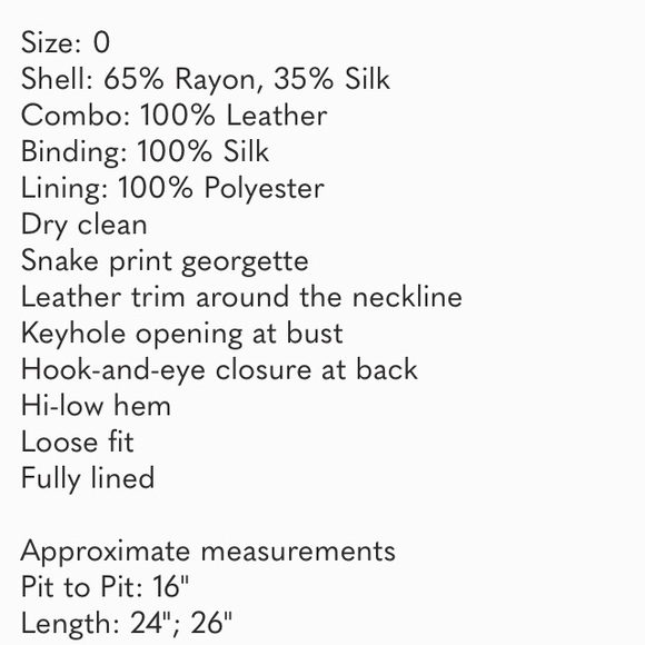 Rebecca Taylor Snake Print Halter Top - Picture 5 of 5